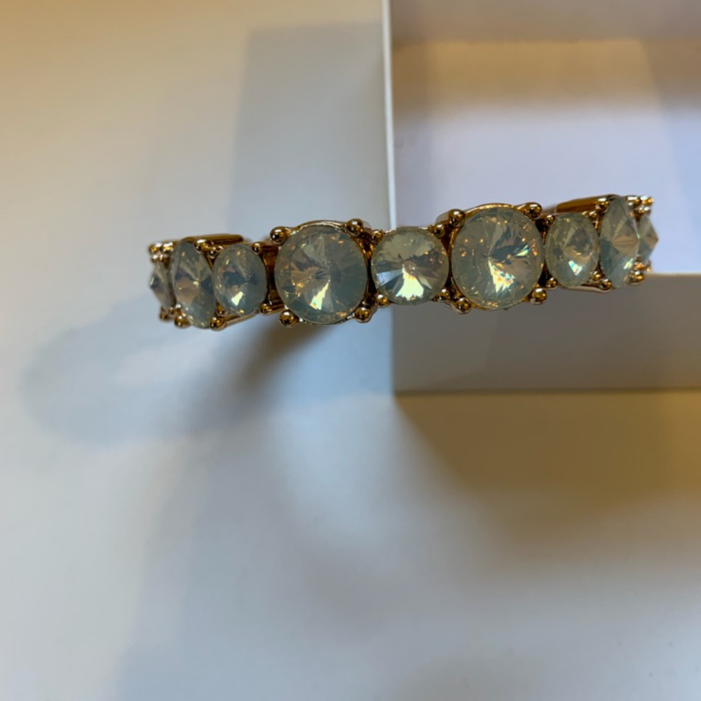 Gold tone and Iridescent Bracelet